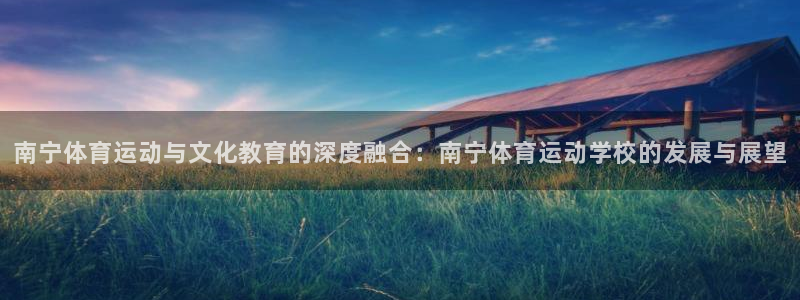 风速体育cba直播：南宁体育运动与文化教育的深度融合：南宁体育运动学校的发展与展望